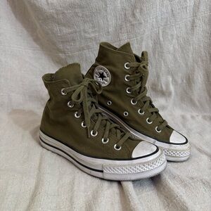 Converse Classic 70s style Khaki Olive Green High-Tops